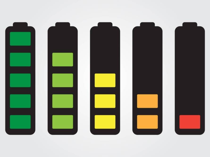 Symbolbild Vektoren Batterien
