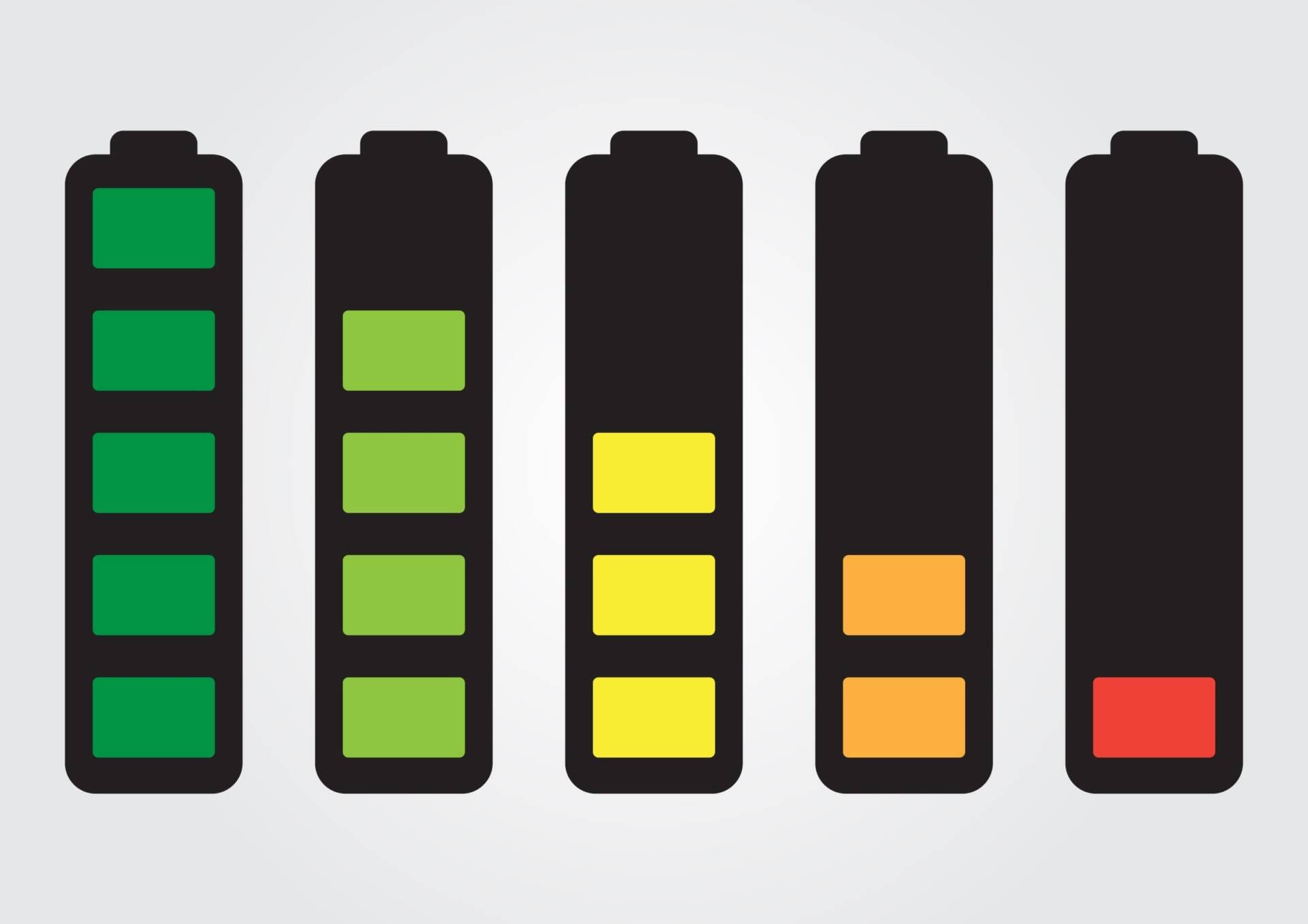 Symbolbild Vektoren Batterien