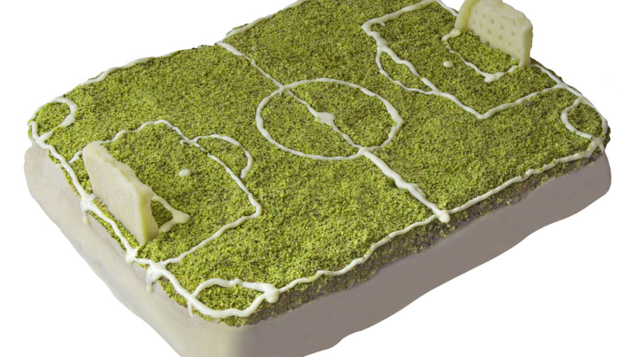 Fußballkuchen, depositphotos, @ arsija, Lizenznehmer: Pressebüro LAAKS