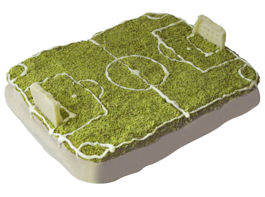Fußballkuchen, depositphotos, @ arsija, Lizenznehmer: Pressebüro LAAKS