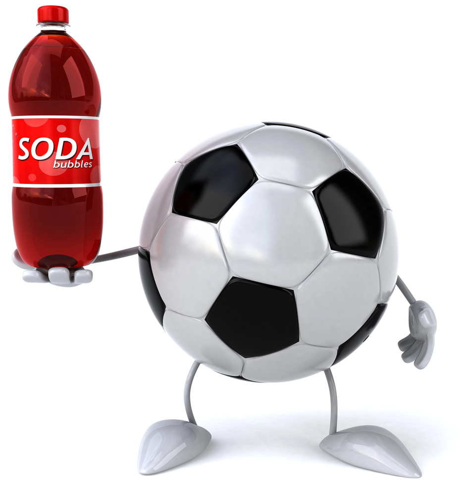 Ball mit Softdrink-Flasche, depositphotos, @julos