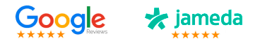 5 Sterne bei Google und jameda