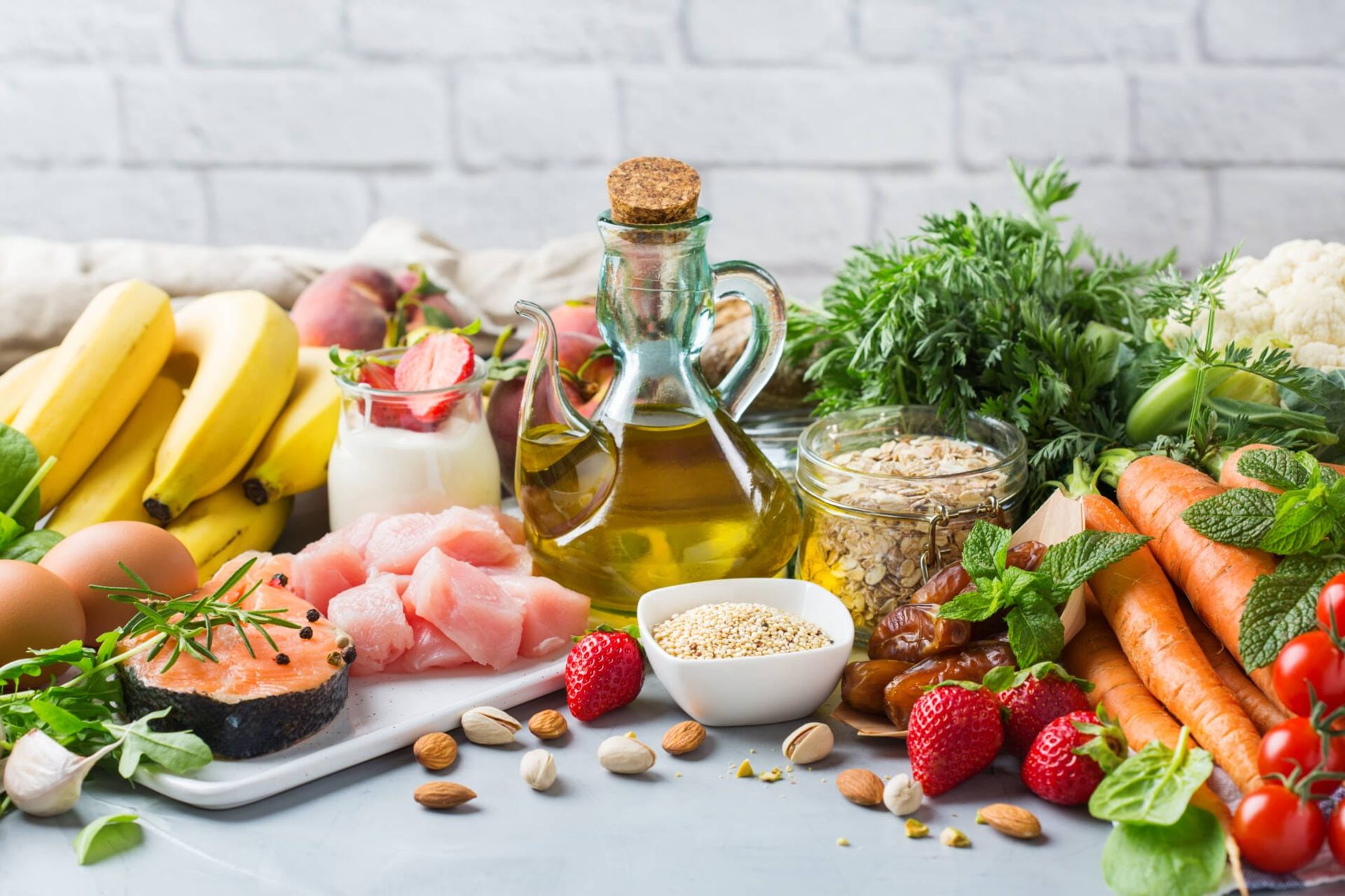 Frische Lebensmittel als Basis einer ausgewogenen Ernährung